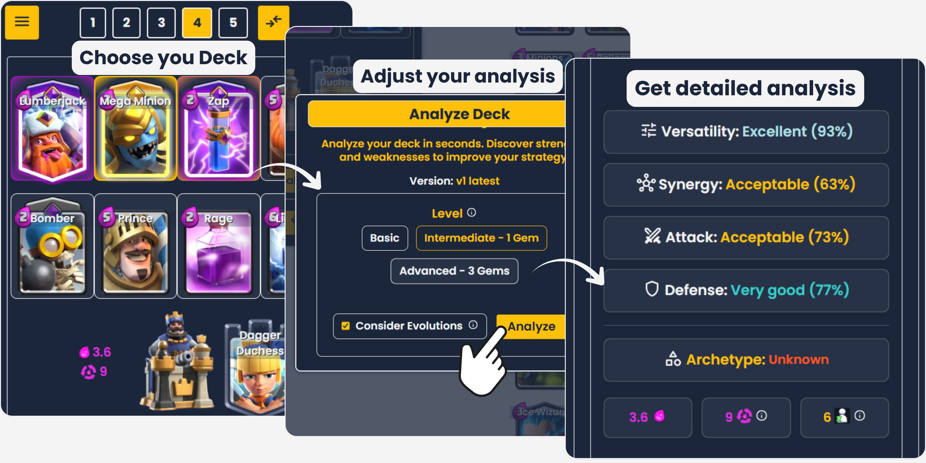Advanced Deck Analyzer
