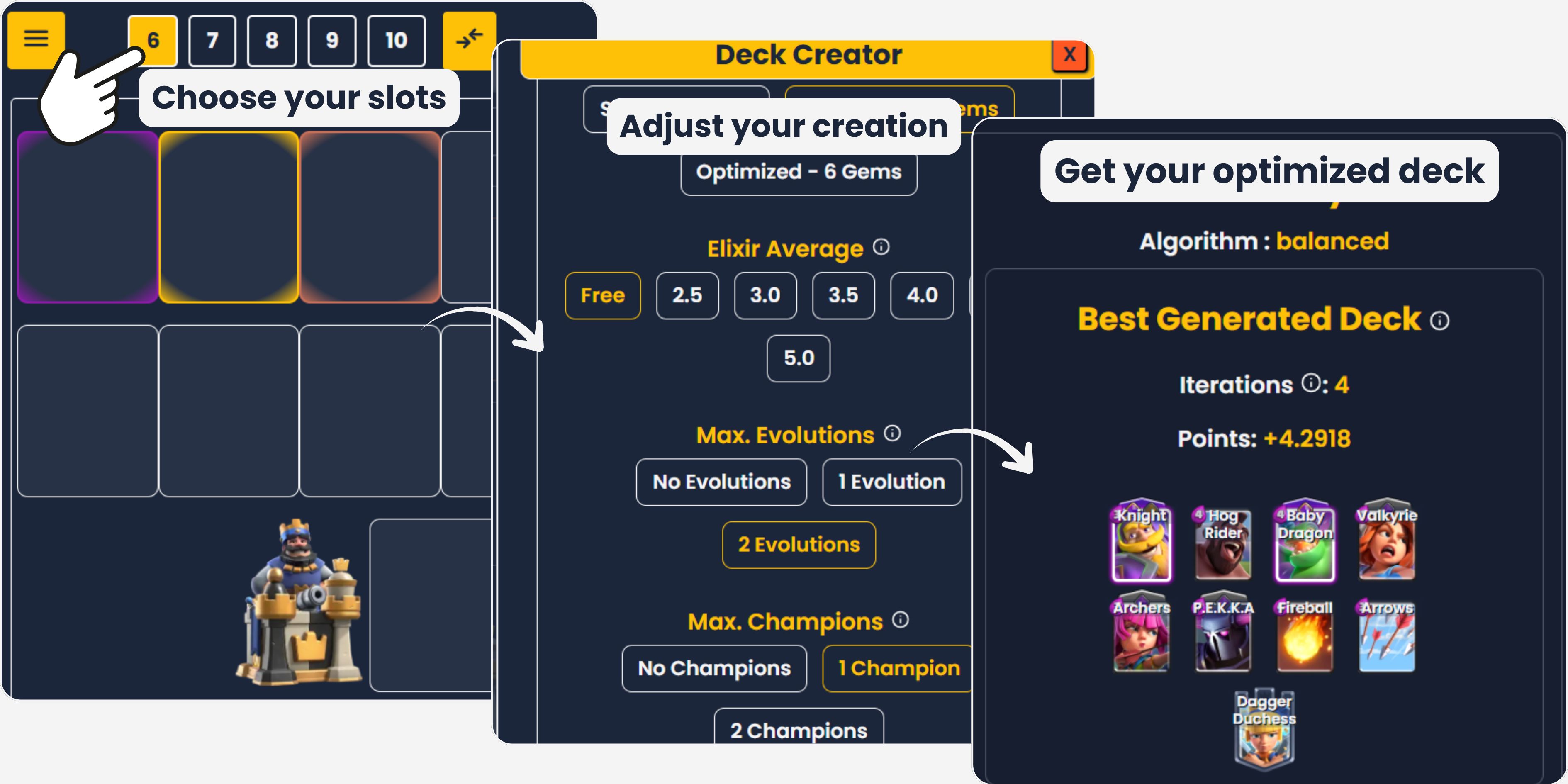 Configurable Deck Builder