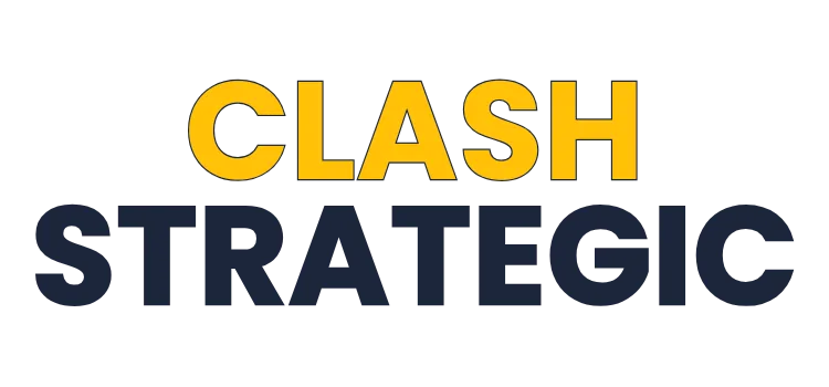 Clash Strategic Logo Banner