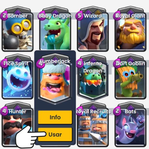 Selecciona tus Cartas